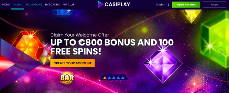 Casiplay Casino Bonus info