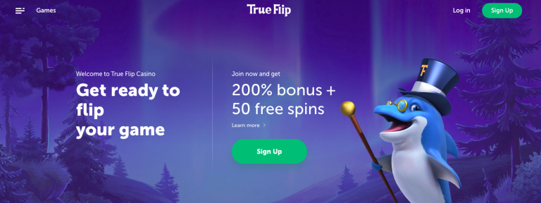 TrueFlip Casino Добро пожаловать бонусную информацию